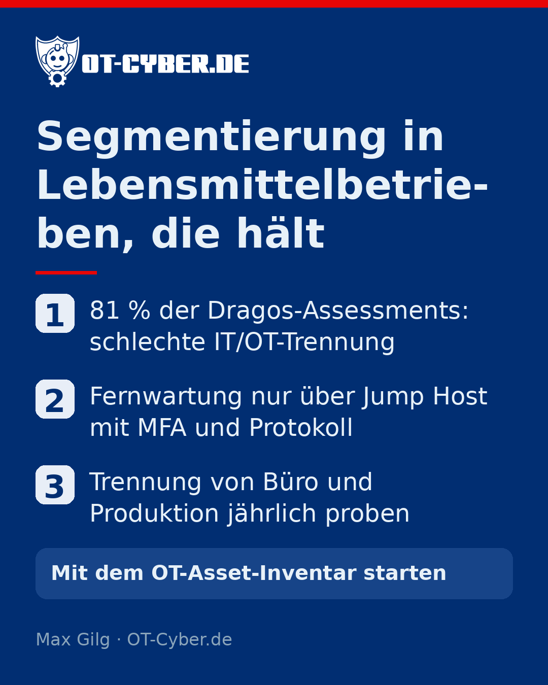 Infografik: Segmentierung in Lebensmittelbetrieben, die hält