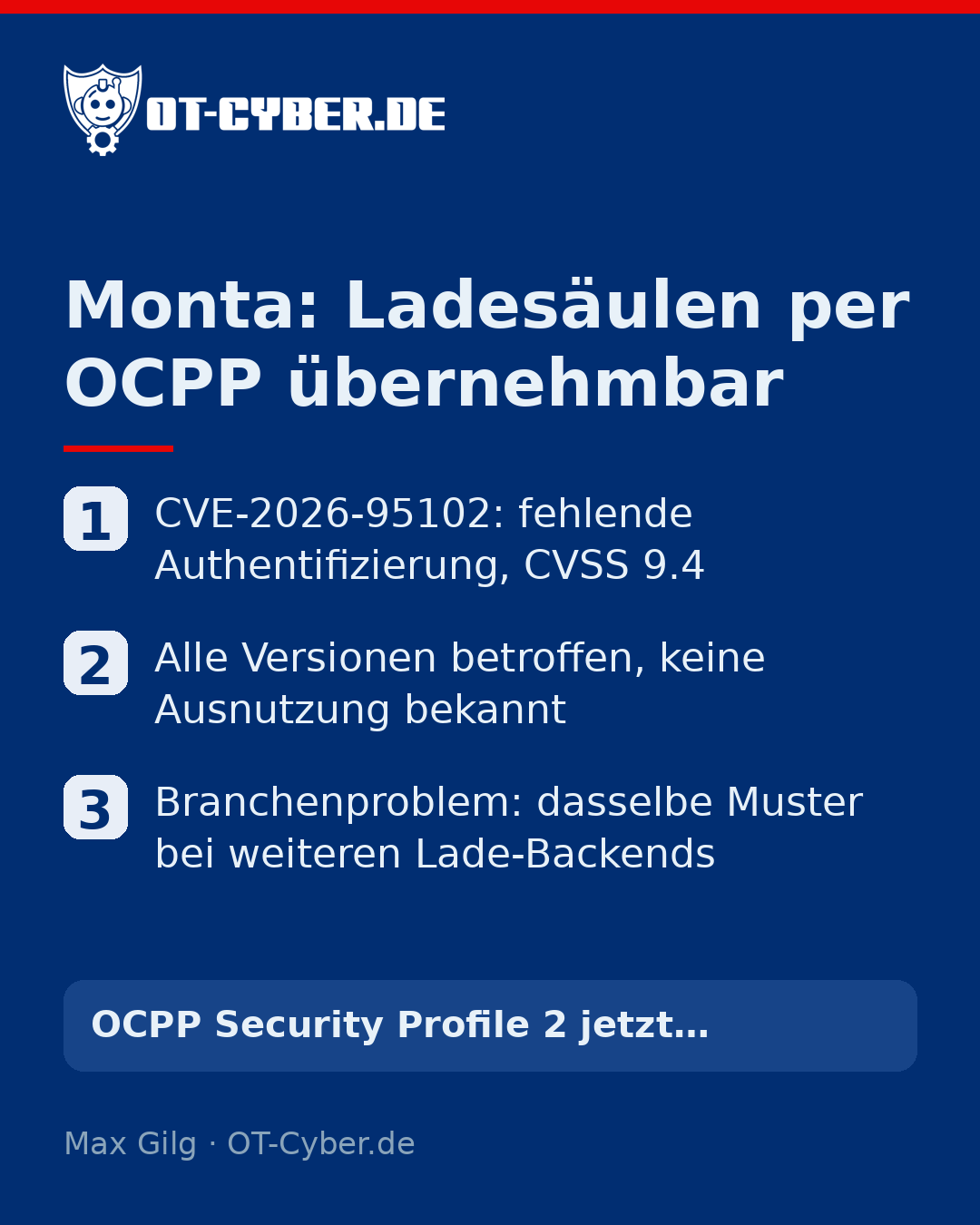 Infografik: Monta: Ladesäulen per OCPP übernehmbar