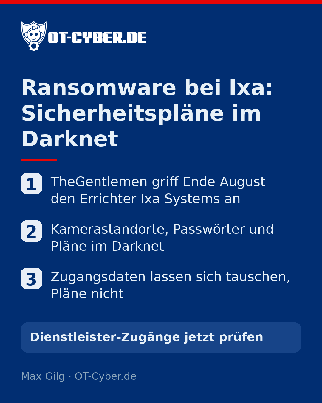 Infografik: Ransomware bei Ixa: Sicherheitspläne im Darknet